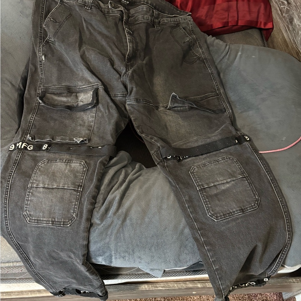 Men's Black Cargo Pants